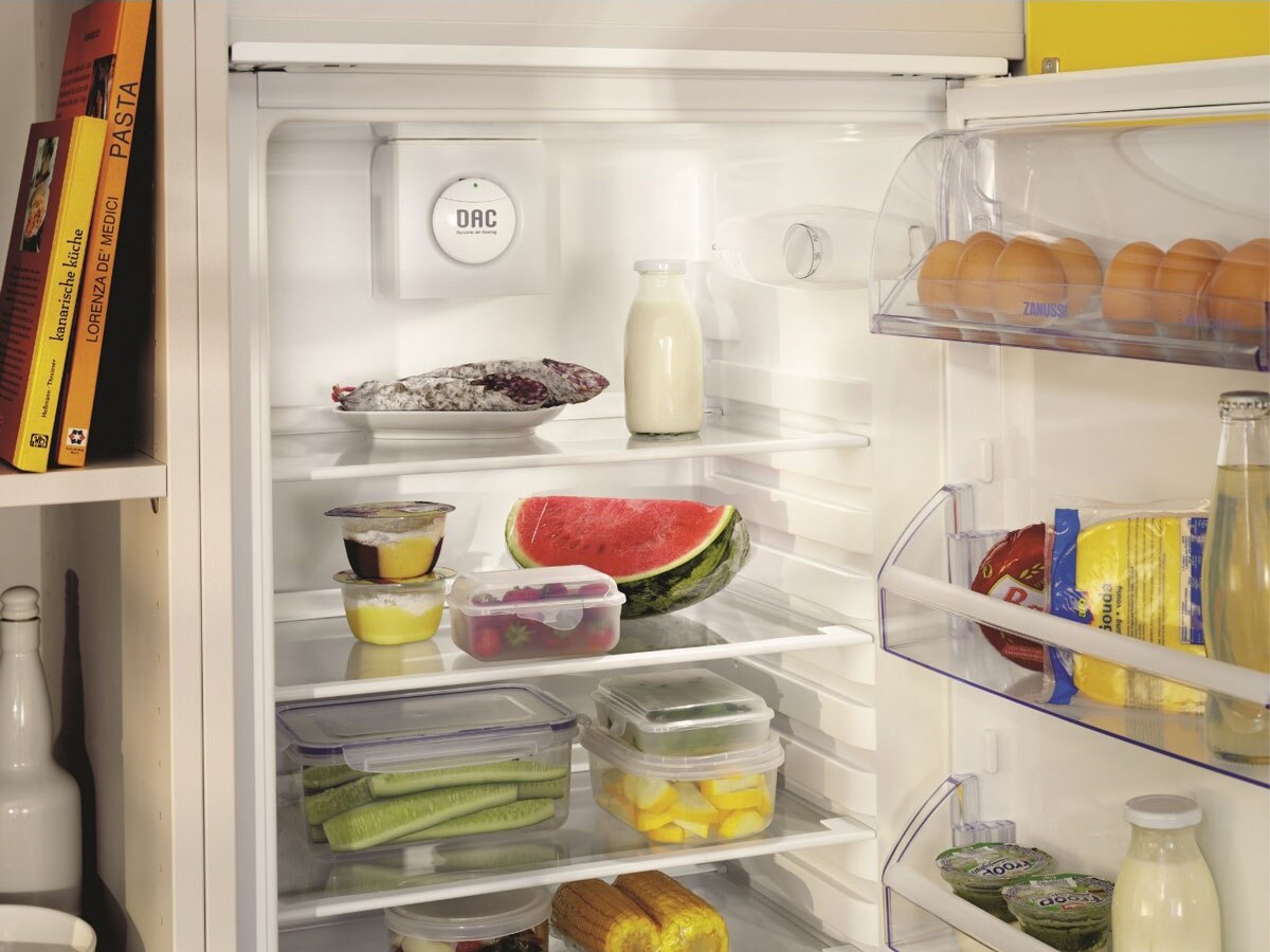 Zanussi door refrigerator give you more space for food storage