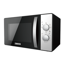 Microwave Zanussi 23L  Grill - Black & Silver