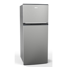 Zanussi 437L 2-door top freezer refrigerator - Silver