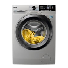 Zanussi 9kg Family Care ProSteam front load washing machine 1400 RPM - Silver