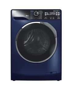 Zanussi Special Edition SteamMax 8KG Frontload Midnight Blue Washing Machine Black Door with Lens and Chrome Ring