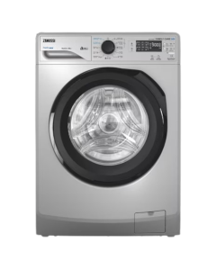 Zanussi PerlaMax 7KG Frontload Silver Black Door Washing Machine Pro White Steam