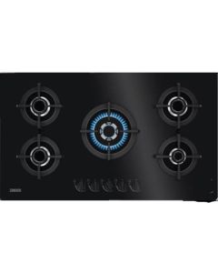 Zanussi Glass Gas Hob 88 CM With 5 Burners