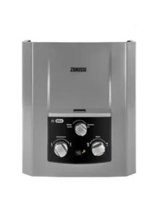 Zanussi 6L - SILVER Gas Water Heater with Built In Adapter