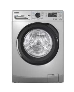 Zanussi PerlaMax 8KG Frontload Silver Washing Machine Pro White Steam