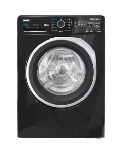 Zanussi PerlaMax 8KG Frontload Black Washing Machine Pro White Steam