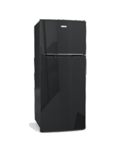 Zanussi 2-Door 370L Fridge Freezer Black