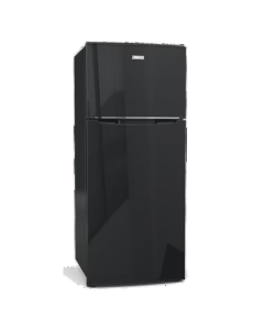 Zanussi 2-Door 406L Fridge Freezer Black