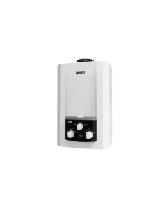 Zanussi 6L - White Gas Water Heater with Built In Adapter with Chimney Type