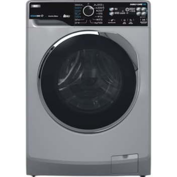 غسالة زانوسي SteamMax اتوماتيك  7 كيلو تحميل امامي فضي انفرتر موتور