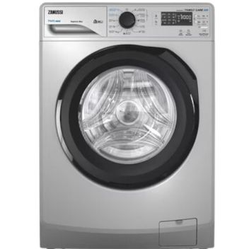 Zanussi PerlaMax 8KG Frontload Silver Washing Machine Pro White Steam